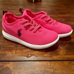 NEW Girls Polo Sneaker in Hot Pink